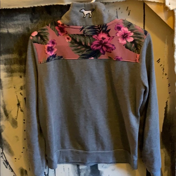 Victoria Secret Love Pink Full Zip Sweater - Picture 3 of 3